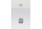 Lampa hängend Sollux Ligthing Quad 1, 10cm, quadratisch, GU10 1x40W, schwarz