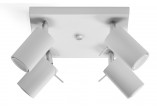 Plafon potrójny Sollux Ligthing Ring 3, 45cm, GU10 3x40W, weiß