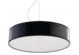 Lampa hängend Sollux Ligthing Arena 45, rund, 45cm, E27 3x60W, schwarz