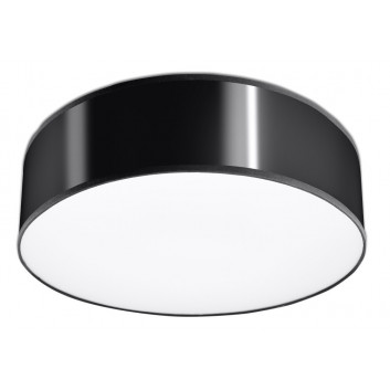 Lampa hängend Sollux Ligthing Arena 35, rund, 35cm, E27 2x60W, schwarz