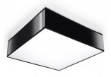 Lampa hängend Sollux Ligthing Horus 45, quadratisch, 45cm, E27 2x60W, schwarz