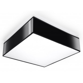 Lampa hängend Sollux Ligthing Horus 45, quadratisch, 45cm, E27 2x60W, schwarz