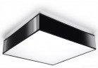 Plafon Sollux Ligthing Horus 45, quadratisch, 45cm, E27 3x60W, schwarz