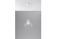 Plafon Sollux Ligthing Horus 25, quadratisch, 25cm, E27 1x60W, weiß