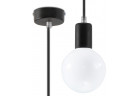 Lampa hängend Sollux Ligthing Edison, 8cm, E27 1x60W, schwarz