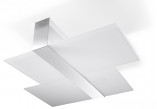 Wandleuchte Sollux Ligthing Massimo, 28cm, G9 2x40W, Chrom/weiß