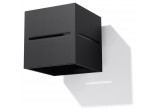 Wandleuchte Sollux Ligthing Loreto, 10x30cm, G9 1x40W, schwarz