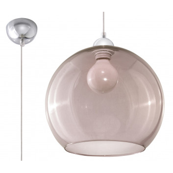 Lampa hängend Sollux Ligthing Ball, 30cm, E27 1x60W, szampański