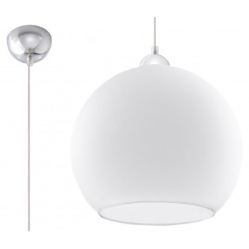 Lampa hängend Sollux Ligthing Ball, 30cm, E27 1x60W, grün