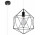 Lampa hängend Sollux Ligthing Gaspere, 25cm, E27 1x60W, schwarz