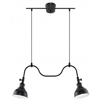 Lampa hängend Sollux Ligthing Mare 1, 25cm, E27 1x60W, schwarz