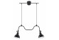 Lampa hängend Sollux Ligthing Mare 1, 25cm, E27 1x60W, schwarz