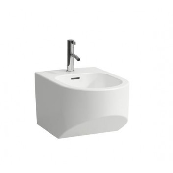 Wand-wc wc Laufen Sonar, 54x37cm, bezkołnierzowa, abgerundet, weiß