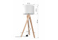 Plafon Sollux Ligthing Legno 3, 70cm, 3xE27 60W, naturalne drewno, weiß