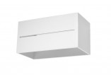 Wandleuchte Sollux Lighting Lobo Maxi, 20x12cm, 2xG9 40W, weiß