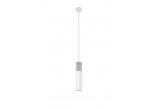 Lampa hängend Sollux Ligthing Borgio 1, 8cm, GU10 1x40W, weiß/beton