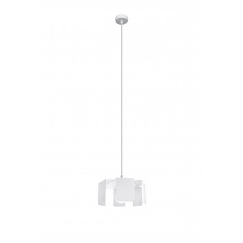 Lampa hängend Sollux Ligthing Umb, 40cm, E27 1x60W, weiß