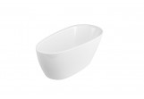 Badewanne freistehend Excellent Olia 2.0, 150x73cm, oval, Acryl-, weiß