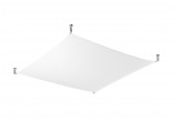 Plafon Sollux Ligthing Luna, 80x105cm, G13 2x18 W, weiß/Chrom