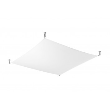 Plafon Sollux Ligthing Luna, 80x105cm, G13 2x18 W, weiß/Chrom