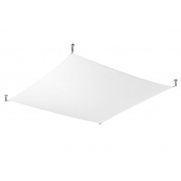 Plafon Sollux Ligthing Luna 3, 130x105cm, G13 6x18 W, weiß/Chrom