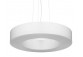 Żyrandol Sollux Ligthing Saturno 50, rund, 50x50cm, E27 5x60W, weiß