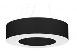 Żyrandol Sollux Ligthing Saturno 70, rund, 70x70cm, E27 6x60W, schwarz/weiß