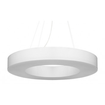 Żyrandol Sollux Ligthing Saturno 70, rund, 70x70cm, E27 6x60W, weiß