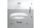 Żyrandol Sollux Ligthing Saturno 70, rund, 70x70cm, E27 6x60W, weiß