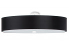 Plafon Sollux Ligthing Skala 70, rund, 70x70cm, E27 6x60W, schwarz/weiß