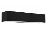 Żyrandol Sollux Ligthing Santa Bis 120, 120x25cm, E27 5x60W, schwarz/weiß
