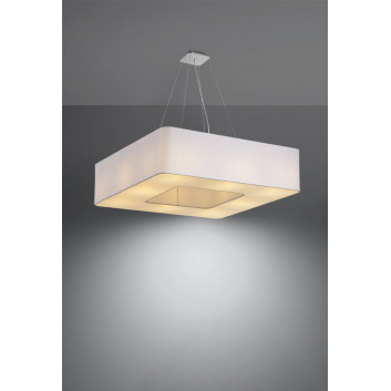 Żyrandol Sollux Ligthing Urano 60, quadratisch, 60x60cm, E27 8x60W, weiß