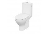 Kompakt WC Cersanit Moduo CleanOn, bezkołnierzowa Becken, 64,5x35,6cm, Sitz slim mit Softclosing, Abfluss poziomy, doprowadzenie wody od boku, weiß