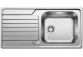 Zlewozmywak odwracalny Blanco Dinas 45 S 860x500mm mit automatischem Stöpsel, aus Stahl