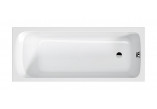 Badewanne oval Sanplast Basic WOW/BASIC 80x180+STW Zum einbau 180x80 cm - weiß