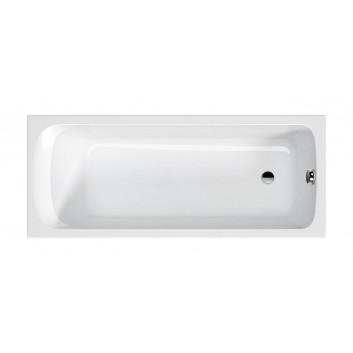 Badewanne oval Sanplast Basic WOW/BASIC 80x180+STW Zum einbau 180x80 cm - weiß