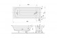 Badewanne oval Sanplast Basic WOW/BASIC 80x180+STW Zum einbau 180x80 cm - weiß