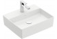 Aufsatzwaschtisch Villeroy&Boch Memento 2.0, 498x420mm, ohne Überlauf, Weiss Alpin