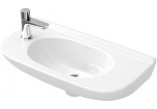 Wandwaschtisch Villeroy&Boch O.novo, 50x25cm, ohne Überlauf, ohne Hahnloch, CeramicPlus, Weiss Alpin, 