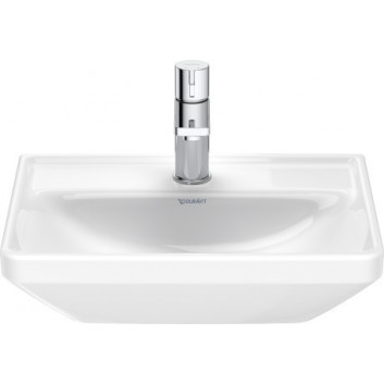 Wandwaschtisch Duravit D-Neo, 60x44cm, z Überlauf, Hahnloch, weiß