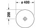 Aufsatzwaschtisch Duravit D-Neo, 60x43,5cm, ohne Überlauf, ohne Hahnloch, weiß