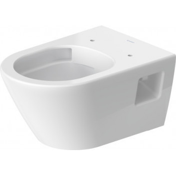 Becken Toiletten- hängend Duravit D-Neo Rimless, 54x37cm, bez rantu spłukującego, 4,5 l, UWL klasa 1, weiß