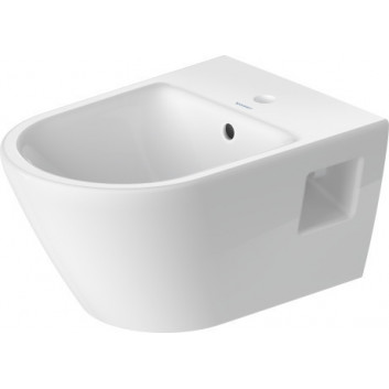 Bidet hängend Duravit D-Neo Rimless, 54x37cm, Halterung Durafix, weiß