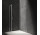Halbrund Duschkabine Omnires Manhattan, 90x90cm, Tür Kipp-, Glas transparent, profil Chrom