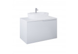 Schrank Unterbau- Elita Glam, 90cm, 1S + 1S, 2 szuflady, weiß matt