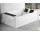 Eck-badewanne Novellini Divina Dual, 190x140cm, montaż prawy, mit Gestell, system przelewowy, ohne Verkleidung, weiß matt