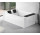 Eck-badewanne Novellini Divina Dual, 190x140cm, montaż lewy, mit Gestell, Armattur z funkcją napełniana przez Überlauf, ohne Verkleidung, weiß matt