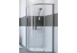 tür suwane huppe aura elegance , 900 x 900 mm, glas silbern matt , transparent- sanitbuy.pl