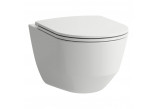 Set Wand-WC WC mit WC-Sitz mit Softclosing Laufen Palomba/INO, 54x36,5cm, Rimless, weiß