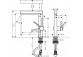 Waschtischarmatur Hansgrohe Finoris, stehend, Einhebel-, Höhe 182mm, Set Ablauf-, Chrom